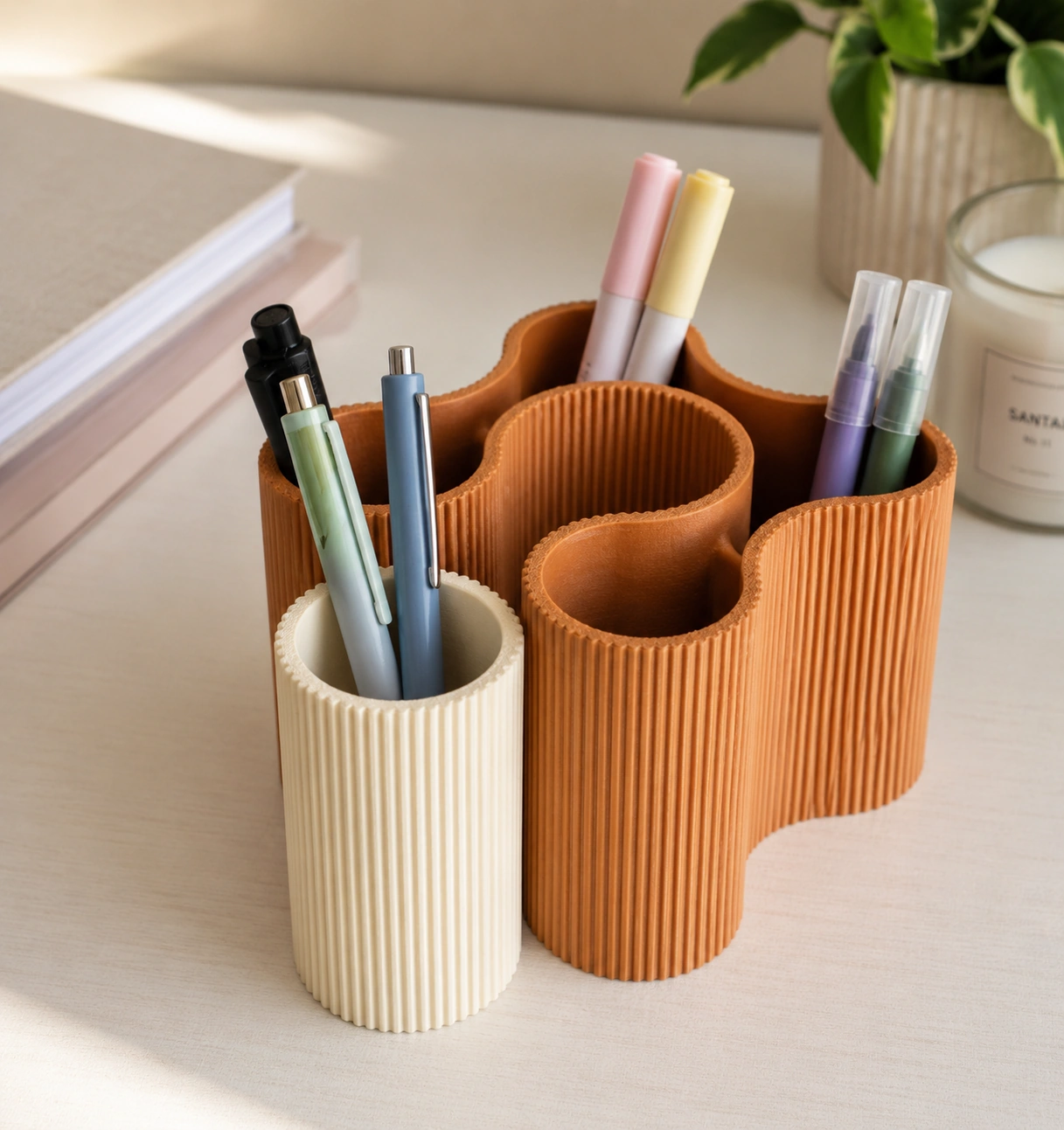 Snoova Compact organizando bolígrafos y accesorios pequeños